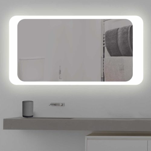 80x70  Wandspiegel mit Led Beleuchtung