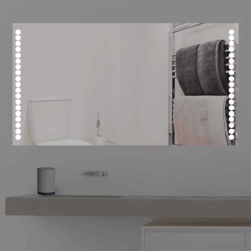 Badspiegel LED beleuchtet mit niedlichen runden