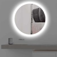 Wandspiegel beleuchtet rund Led R 405 in kaltweiss