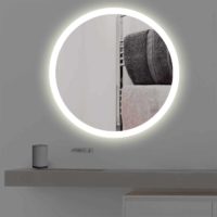 Wandspiegel beleuchtet rund Led R 405 in warmweiss