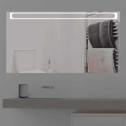Wandspiegel LED beleuchtet leichte Montage | K1472