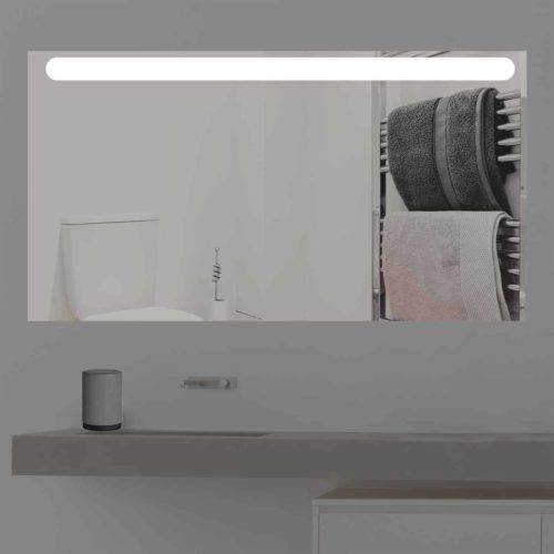 Wandspiegel LED beleuchtet in Querformat | K1473